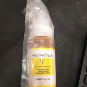 Premium Ink Yellow For Can G Series 190 290 390 430 Etc 70Ml
