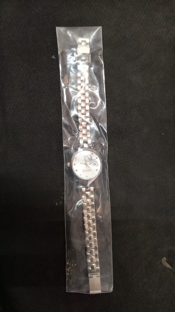 Silver Chain And Silver Dial Db Small Analog Women Watch