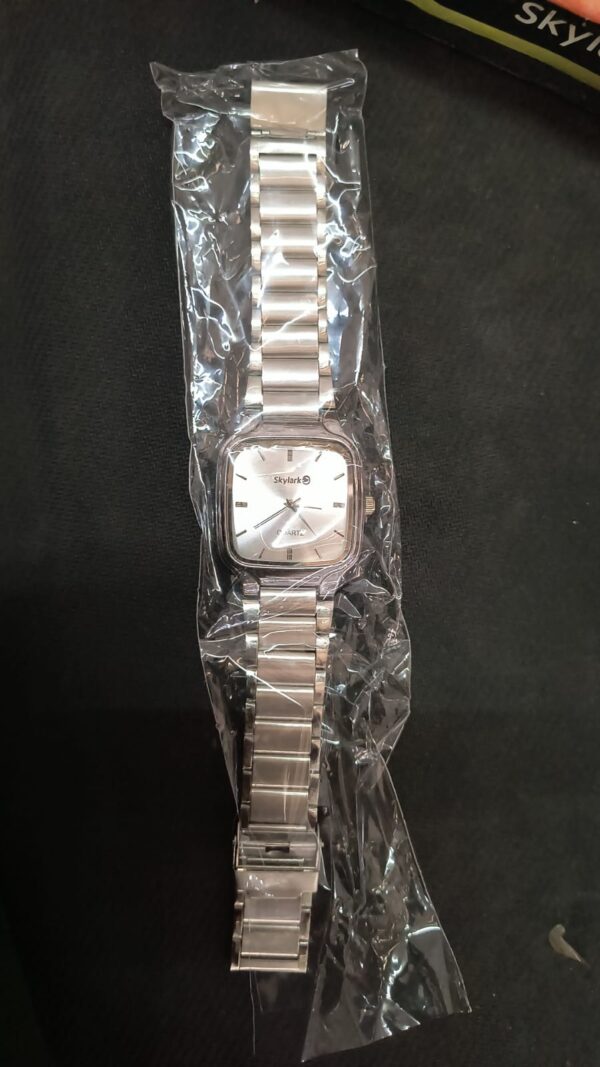 Silver Chain And Silver Dial Db Analog For Men