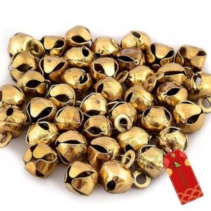 Japan Golden Iron Ghungroo Beads 50Pcs