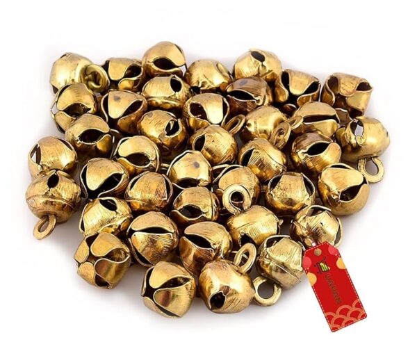 Japan Golden Iron Ghungroo Beads 50Pcs