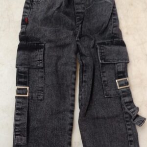 Cargo Pant And Jeans For Boys Girls Colour Black Size 24