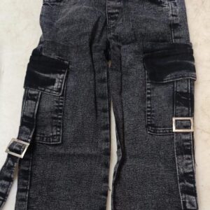 Cargo Pant And Jeans For Boys Girls Colour Black Size M