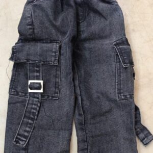 Cargo Pant And Jeans For Boys Girls Colour Black Size S