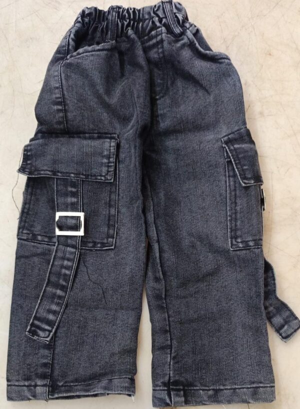 Cargo Pant And Jeans For Boys Girls Colour Black Size S