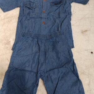 Kids Boys Girls Shirt And Nikker Set Colour Dark Blue Size 6 To 7 Yrs
