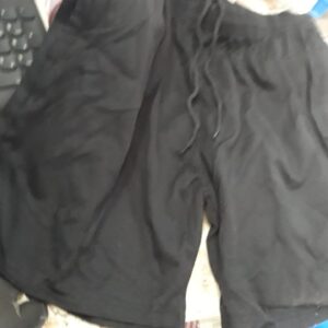 Mens Summer Special Loopnet Cotton Shorts Bermuda Dailywear Black Size M