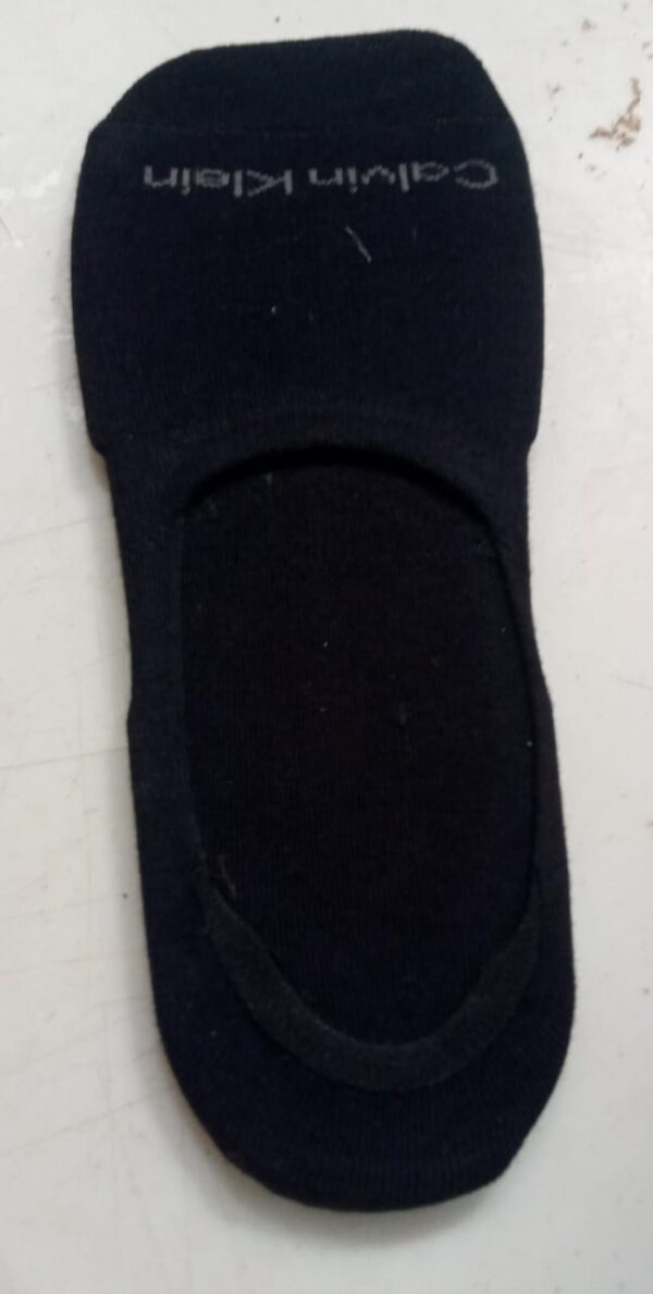 Calvin Klein Black Ankle Length Socks Unisex 1 Pair