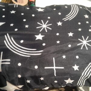 Printed Cotton Pillow Set Of 6 Black