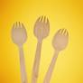 Biopapo Cutleries Wooden Spork 100 Pcs