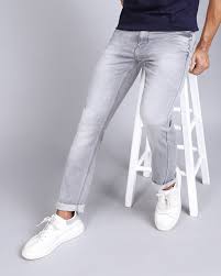 Light Gray Colour Jean For Men Size 28