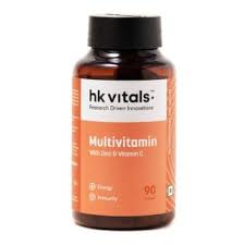 Healthkart Multivitamin With Minerals Ginseng Extract Unflavoured 60 Tablet