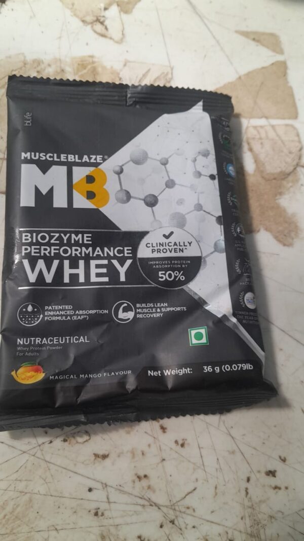 Muscleblaze Mb Biozyme Performance Whey Magical Mango Flavour 36Gm
