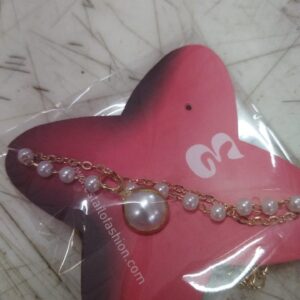 Golden And White Color Pearl Bracelet For Girls Pack Of 4