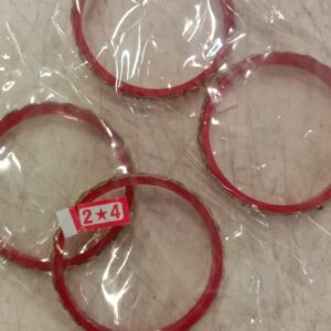 Red Color Bangles For Women 4Pcs Size 2 To 4