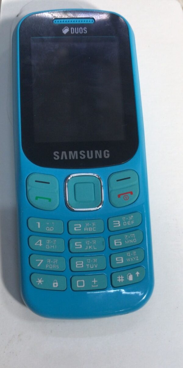 Samsung Metro Duos 313E Light Blue Keypad Mobile With Box And Accessories Imei 352972073223129