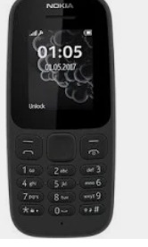 Nokia 106 Grey Colour Keypad Mobile Without Box With Accessories Imei 357293080853856