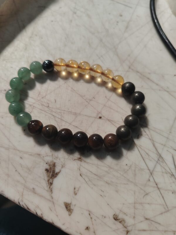 Natural Good Luck Fortune Healing Crystal Beaded Bracelet