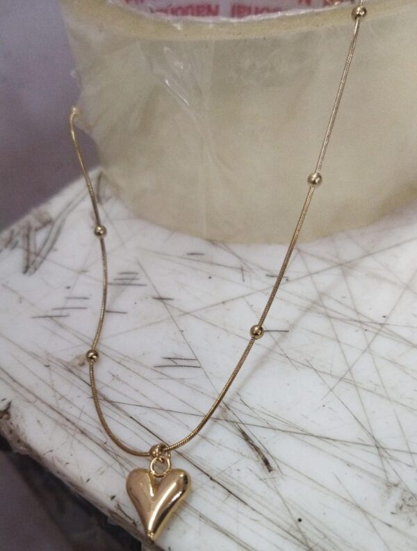 Stainless Steel Heart Pendant Necklace For Women