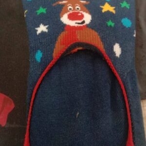 Socksoho Blue Color Printed No Show Socks For Men