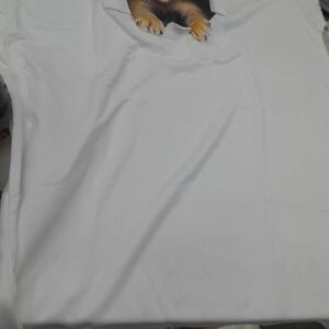 White Printed T Shirt For Women Size S