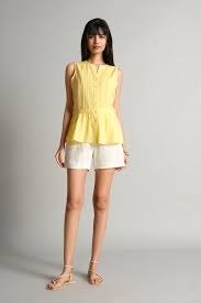 And Bloomin Yellow Top For Women Size M