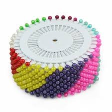 480Pcs Multi Colour Round Head Faux Pearl Decorating Straight Pin Dressmaking Pin