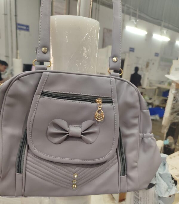 Grey Colour Hand Bag For Women
