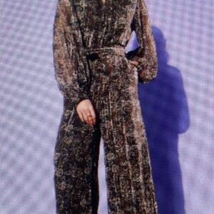 Quiero Printed Basic Jumpsuit