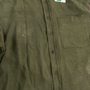 Men Slim Fit Solid Spread Collar Casual Shirt Size 40