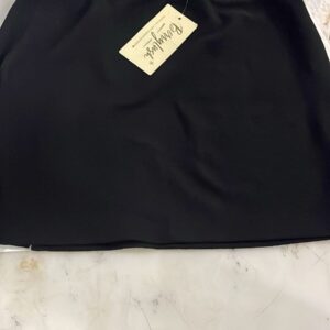 Women Mini Straight Skirt Colour Black Size 34