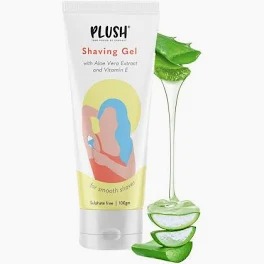 Plush Shaving Gel With Aloe Vera Extract And Vitamin E 100G
