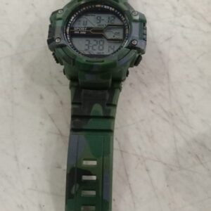Green Silicone Strap Digital Watch For Men