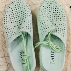 Women Green Colour Stylish Sleeper Size 5