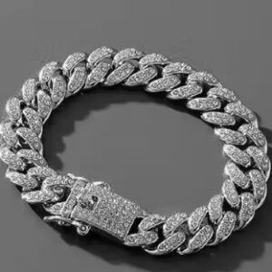 Iced Out Cuban Link Chain Bracelets