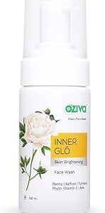 Oziva Inner Glow Face Wash With White Peony Vitamin C Hydrates Skin 100 Ml
