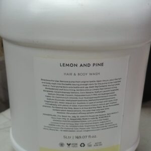 Lemon And Pine Hair Body Wash 5 Ltr