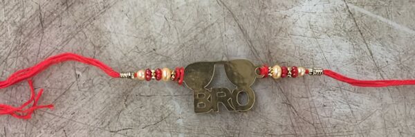 Stylish Bro Red Colour Rakhi