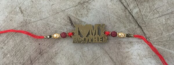 I Love My Brother Red Colour Rakhi