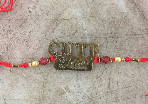 Cute Bhai Red Colour Rakhi