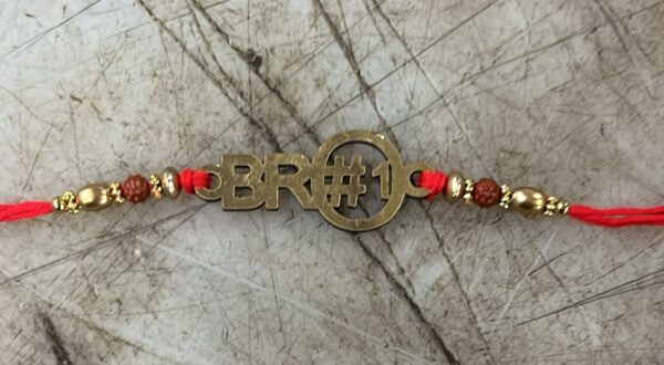 Bro On 1 Red Colour Rakhi