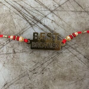 Best Brother Red Colour Rakhi