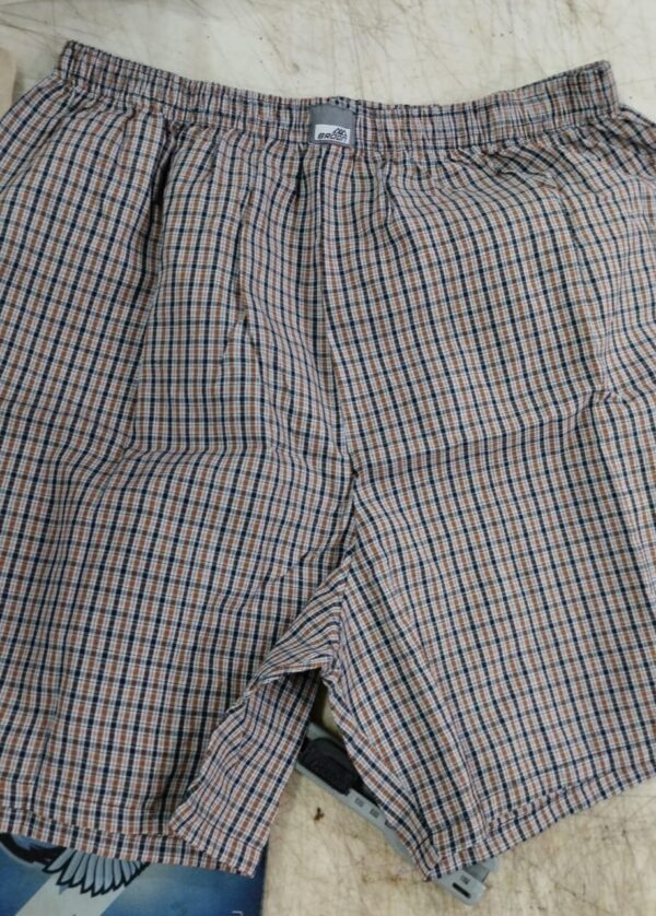 MenS Cotton Checkered Boxers Size Xl