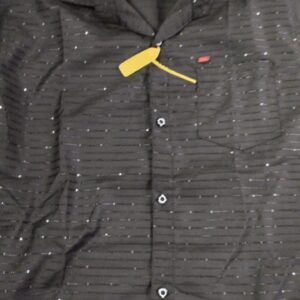 Men Shirt Color Black Size 11