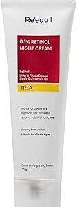 Re Equil 0.1 Retinol Night Cream Repairs Wrinkles Fine Lines 30G