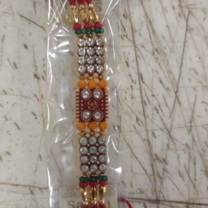 Crystal Beads Bracelet Om Rakhi