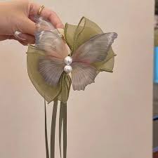 Lady Fashion Bow Ribbon Hair Claw Hair Clip Korean Style