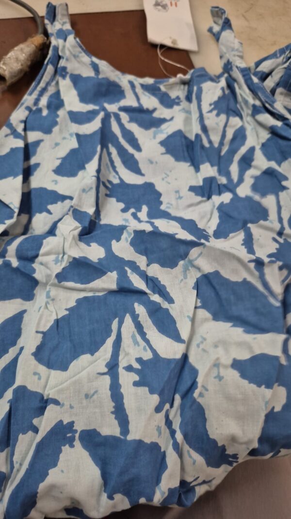 Women Topless Blue Colour Floral Top Size S