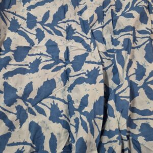 Women Blue Colour Floral Pyjama Size S