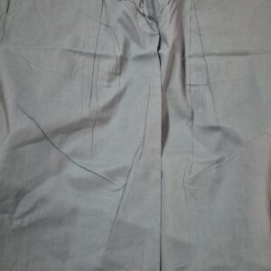 Women Sky Blue Cotton Trousers Size L